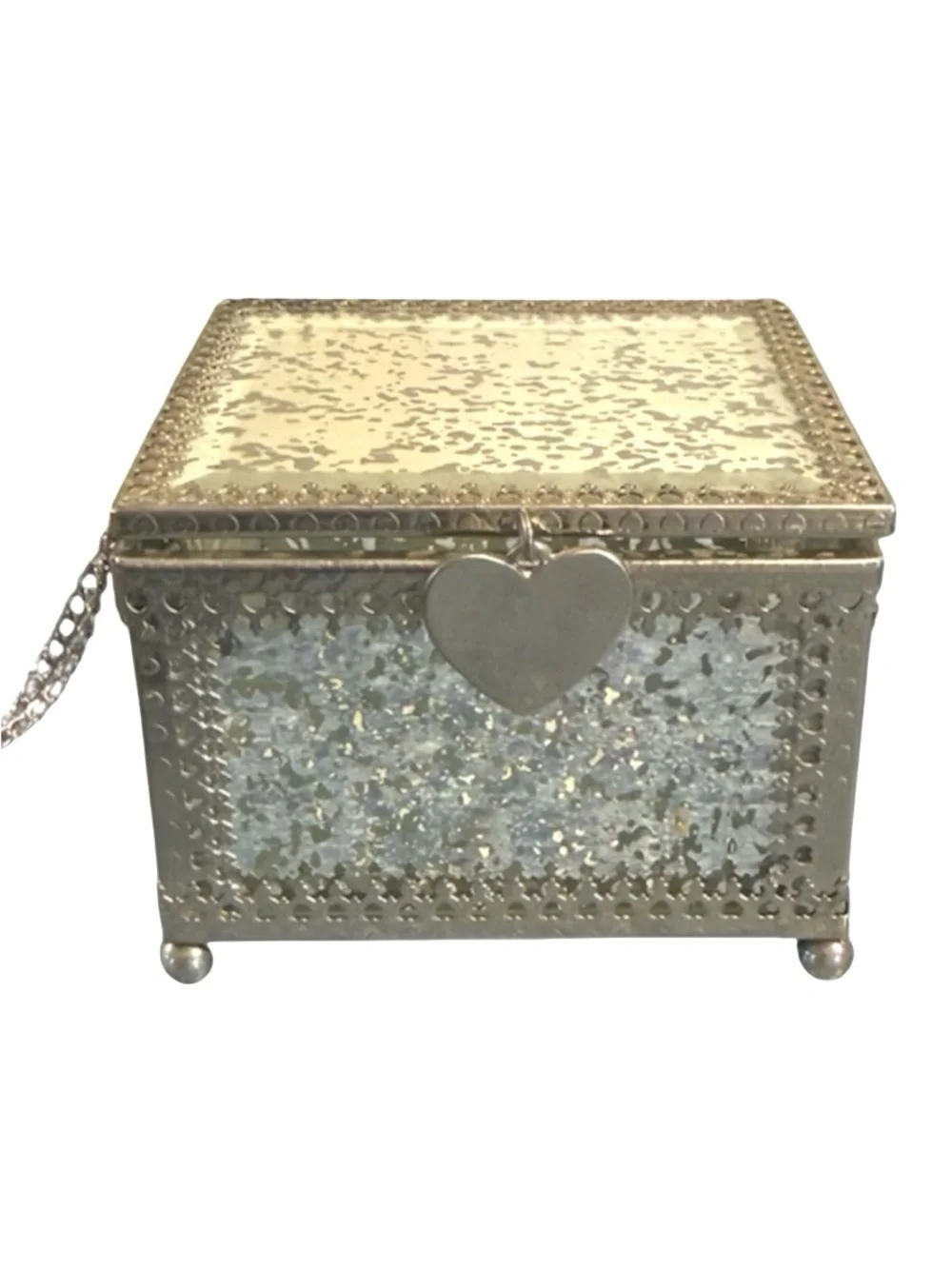 Nicole Miller Home Trinket Box Jewelry Box with Heart